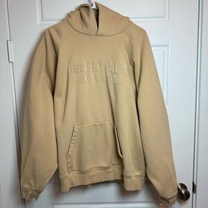 Essentials Beige Hoodie